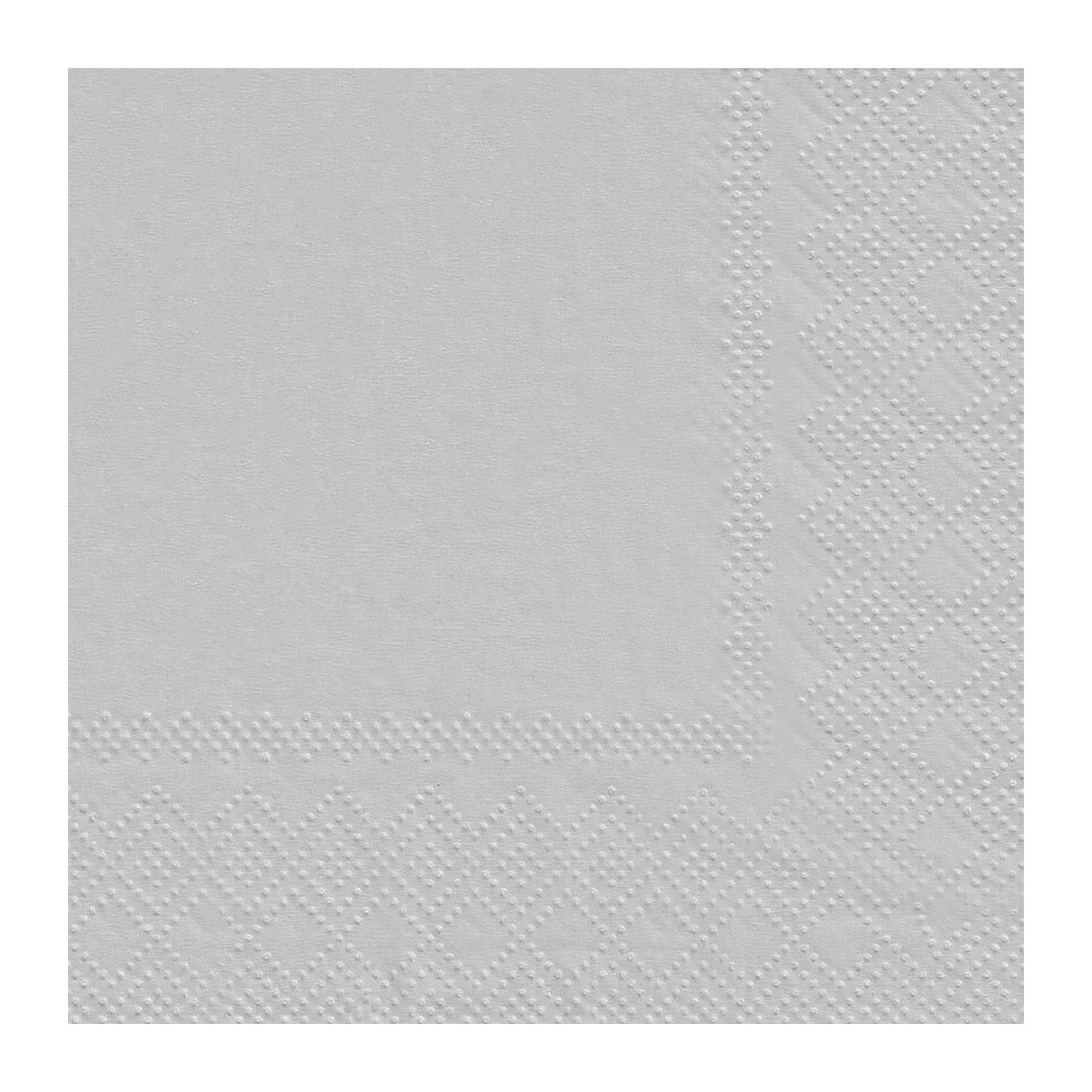Silver Small Napkins / Serviettes (Pack of 20)