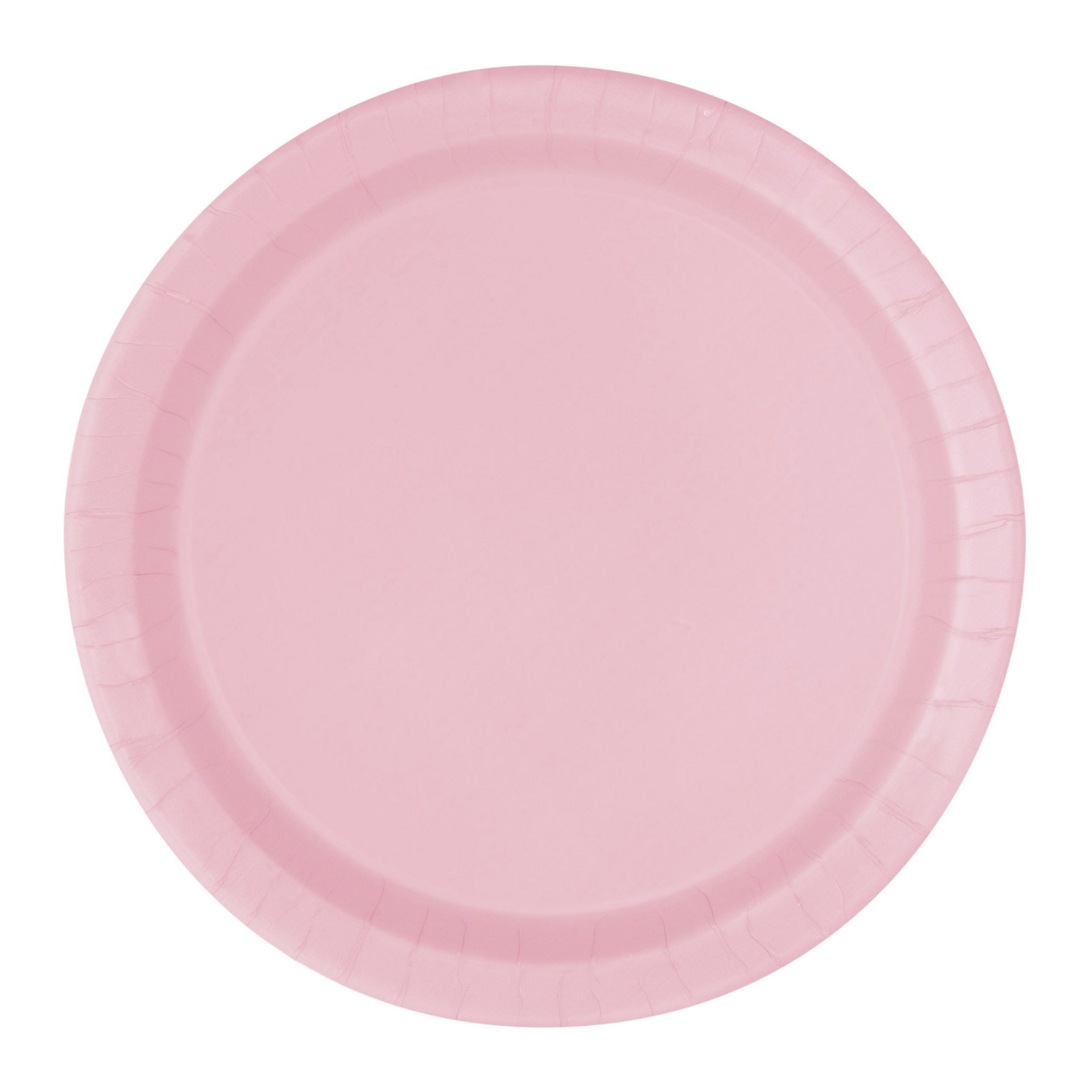 Lovely Pink Small Round Paper Plates (Pack of 8)