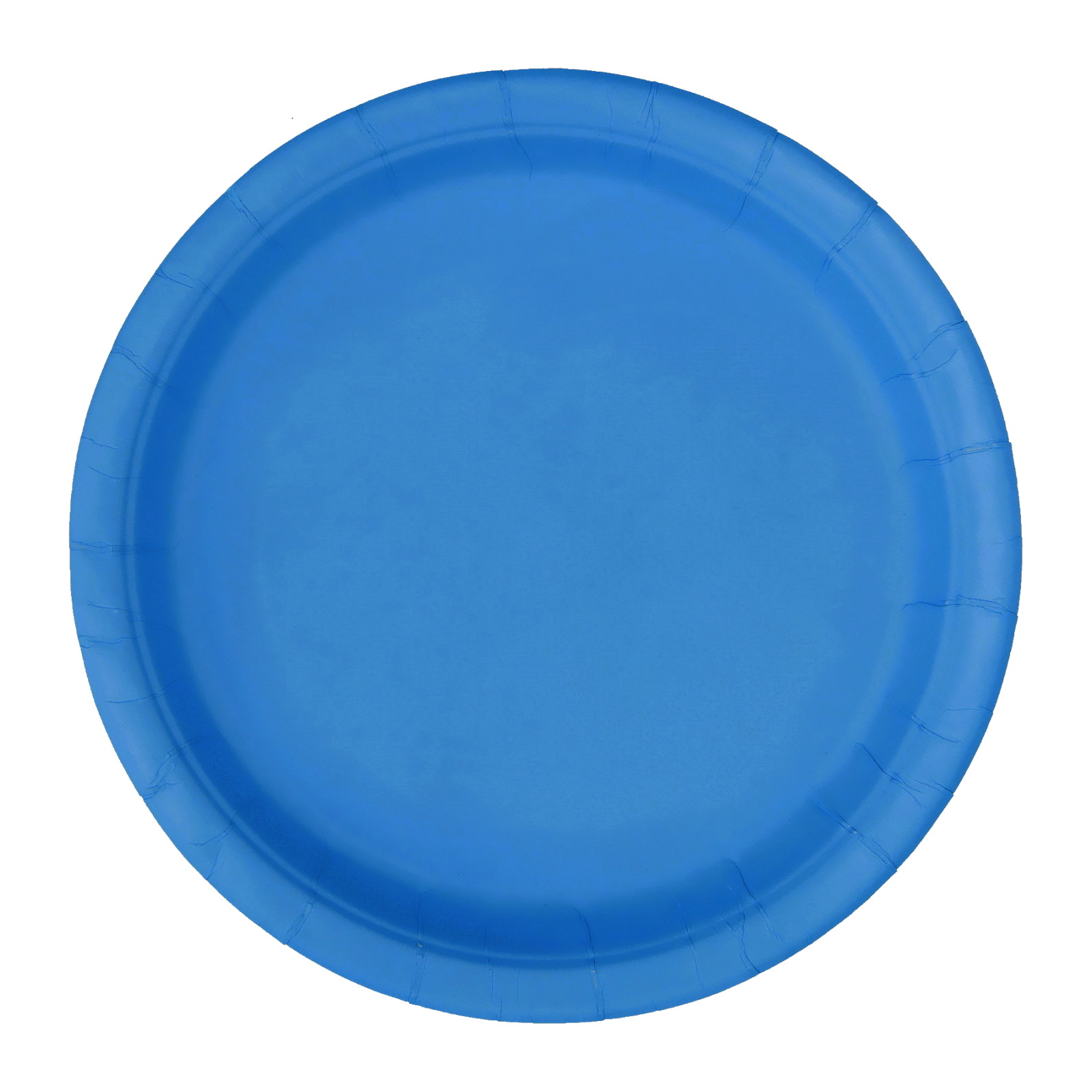 Royal Blue Small Round Paper Plates (Pack of 8)