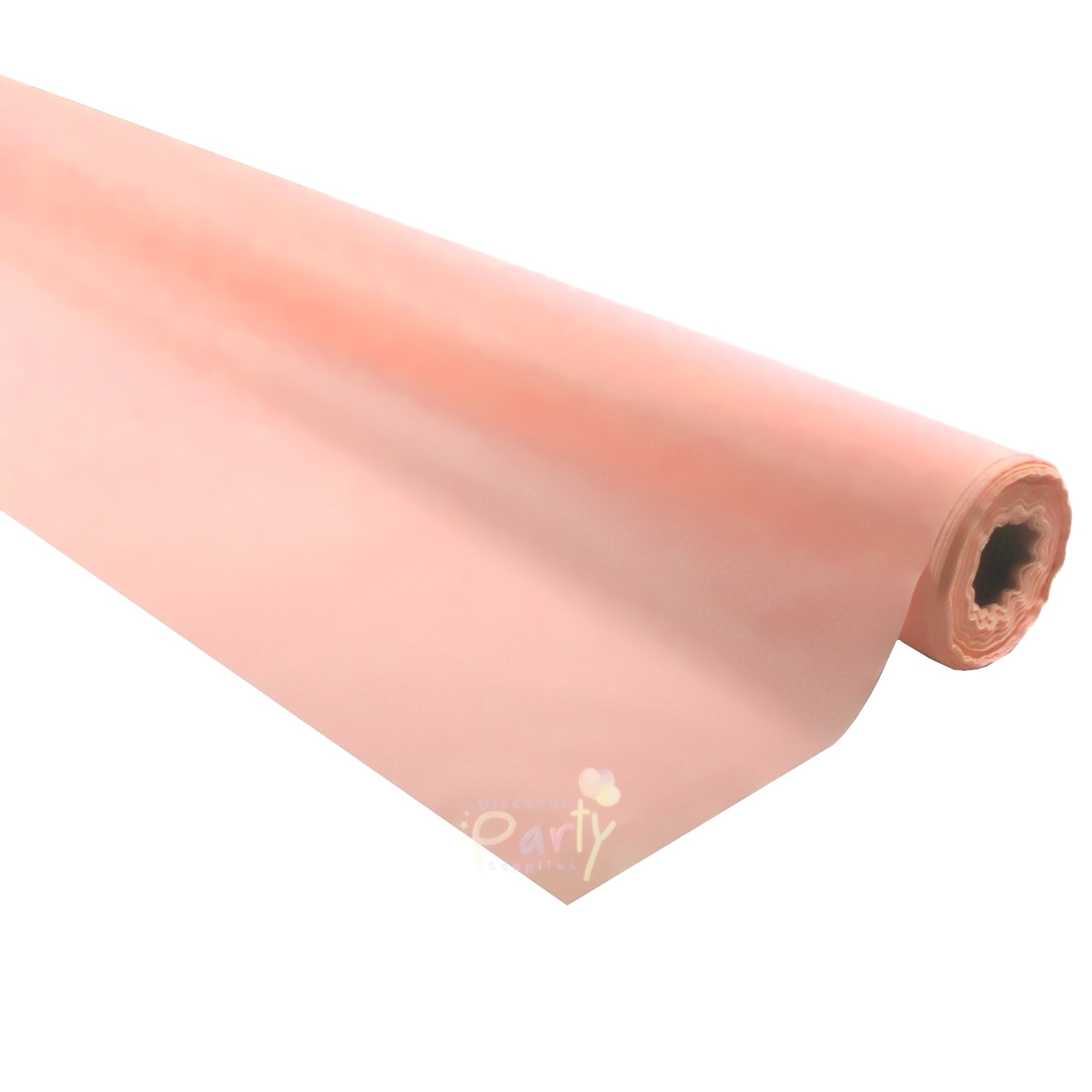 Rose Gold Matte Plastic 30m Table Roll