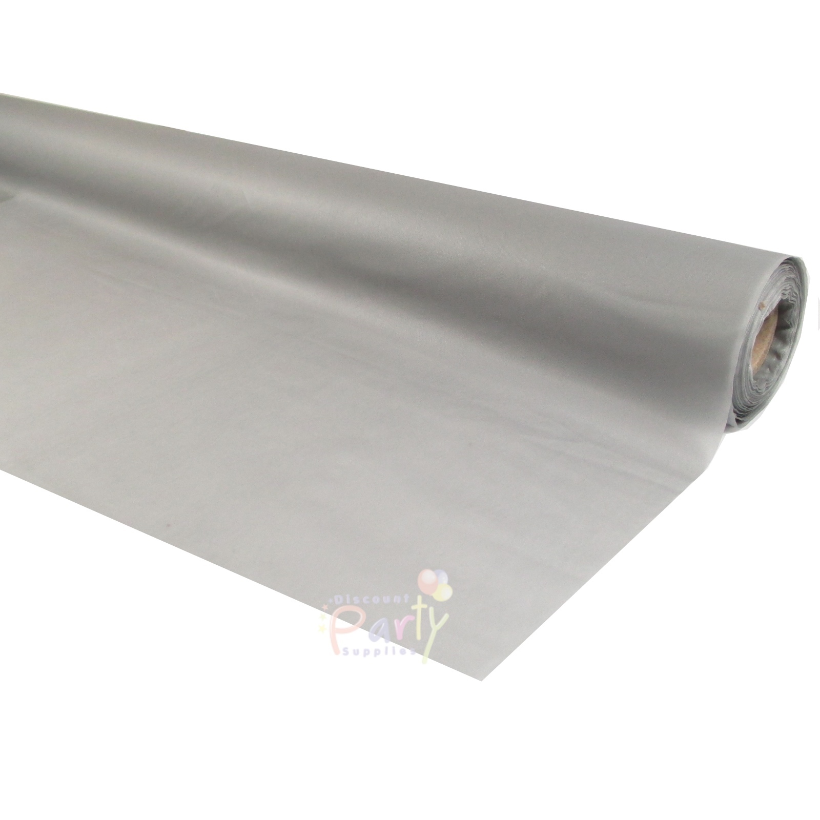 Silver Plastic 30m Table Roll