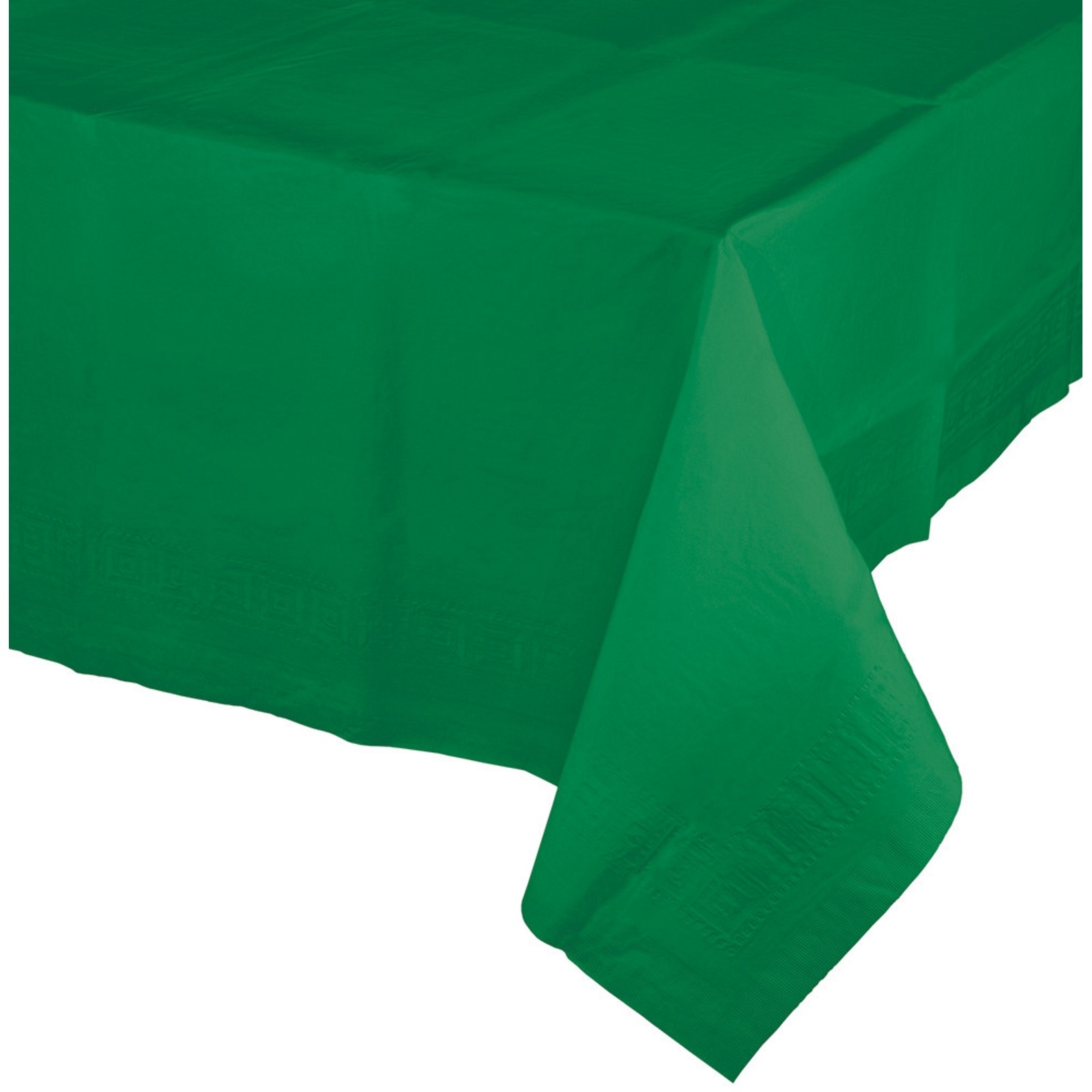 Green Rectangular Paper Tablecloth