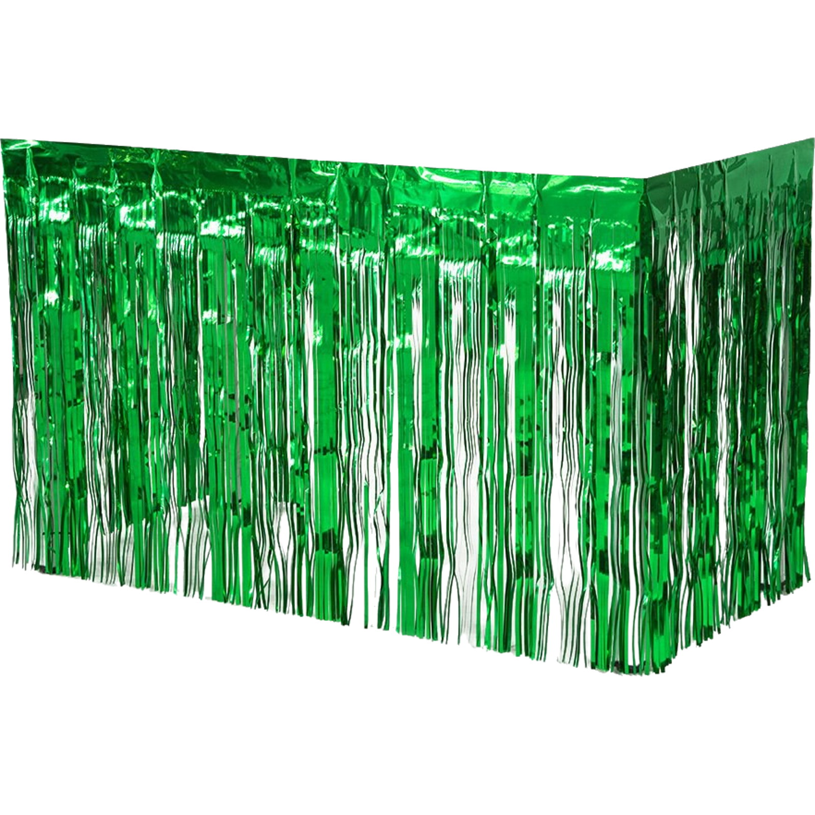 Metallic Green Table Skirt