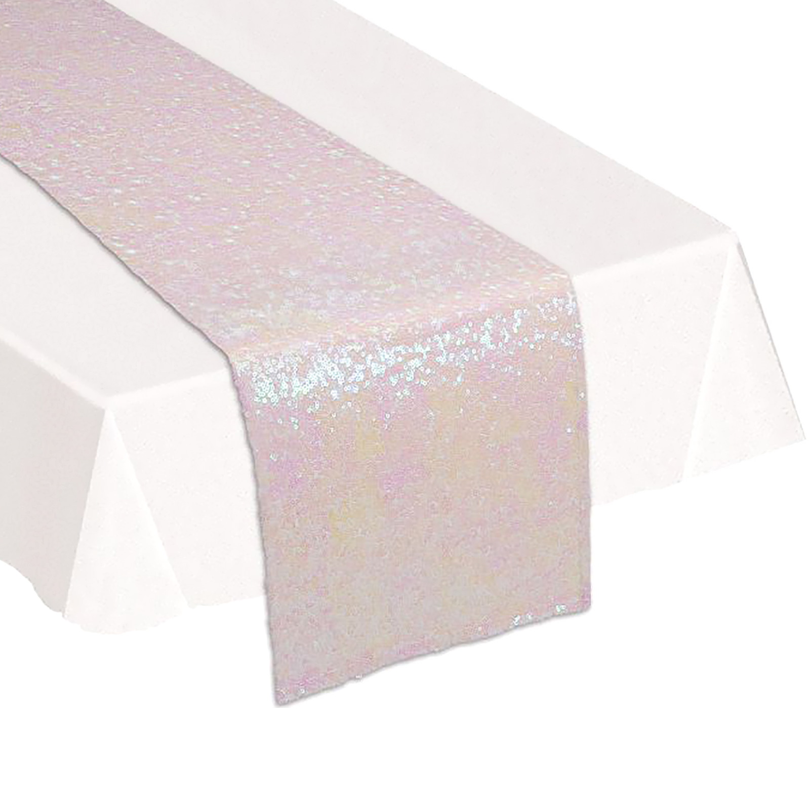 Iridescent Sequin Table Runner (29cm x 191cm)