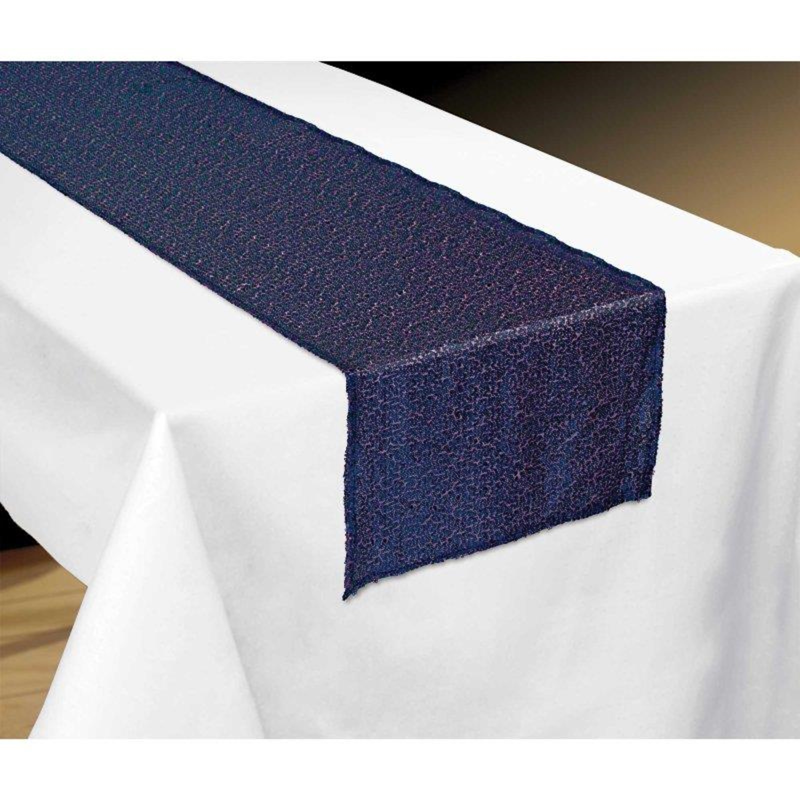 Sparkling Sapphire Fabric Table Runner