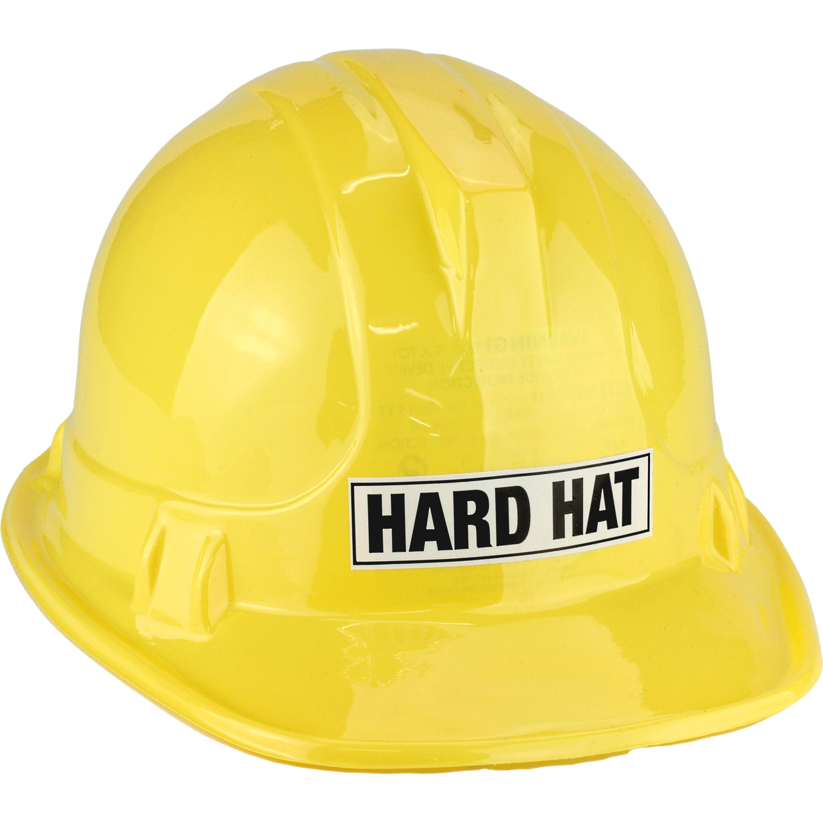 Construction Yellow Plastic Hat