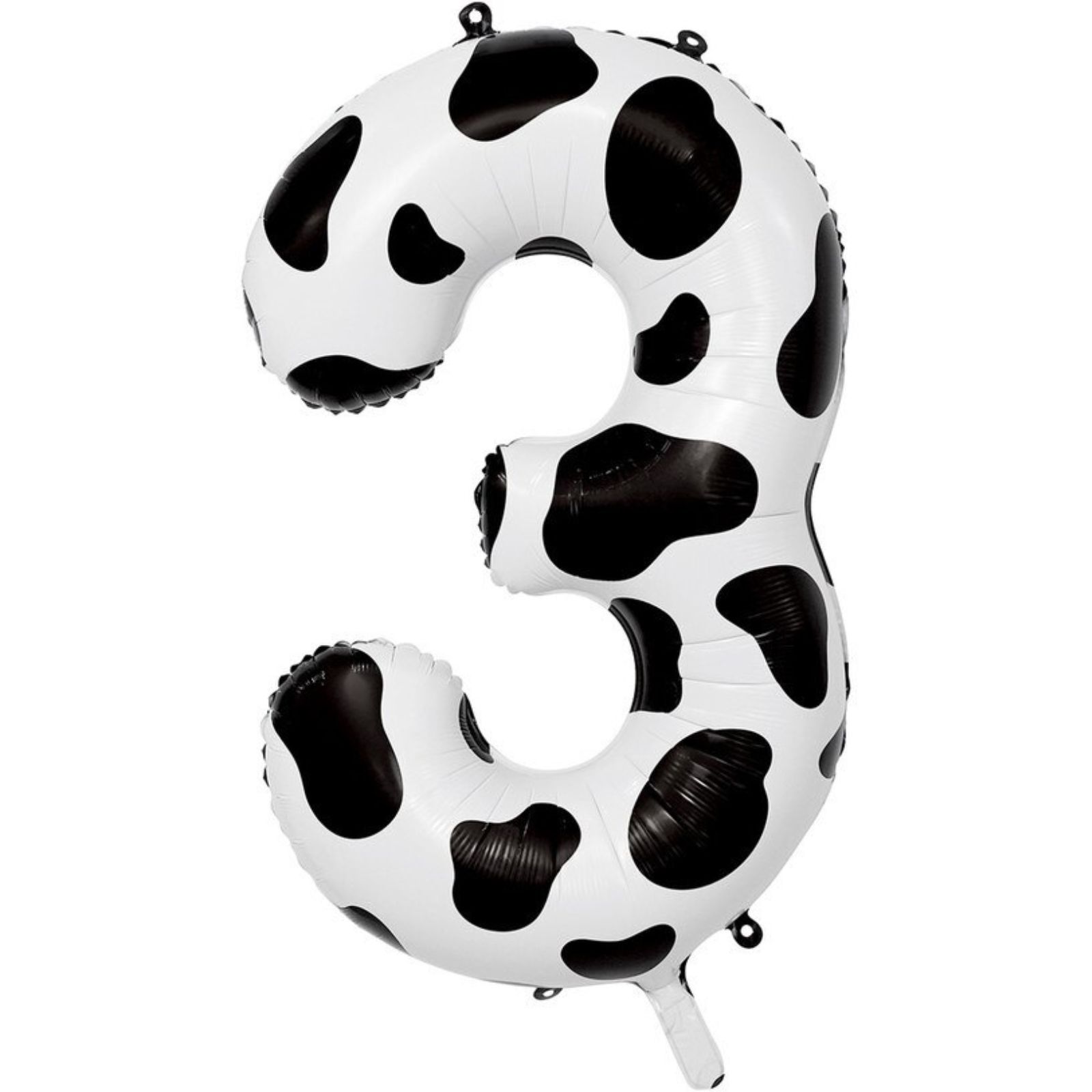 Cow Print Number 3 Balloon 86cm