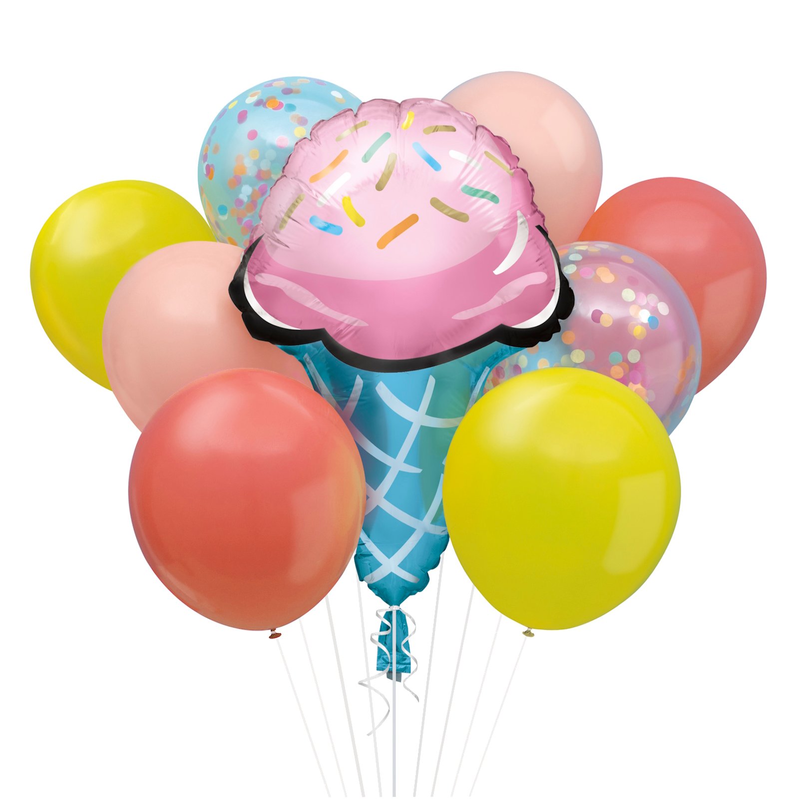 Rainbow Birthday Sweets Helium Balloon Bouquet 