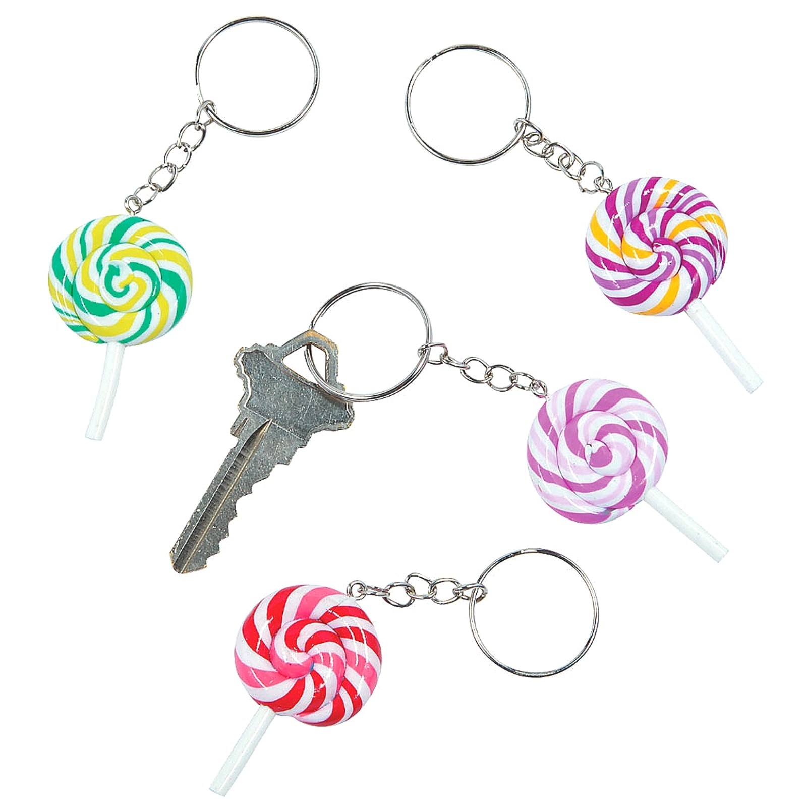 Lollipop Keyrings (Pack of 12)