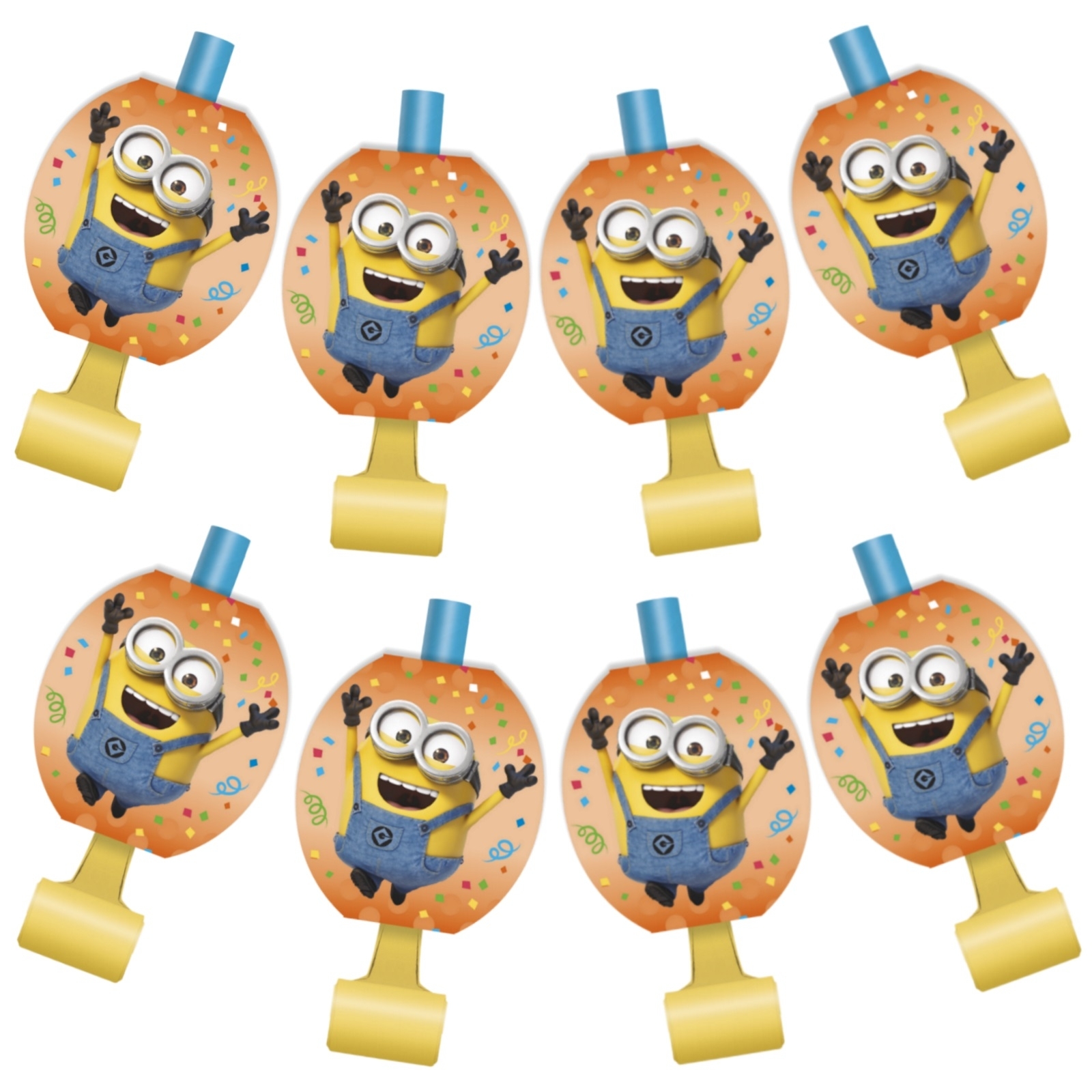 Despicable Me Party Blowers (Pack of 8)