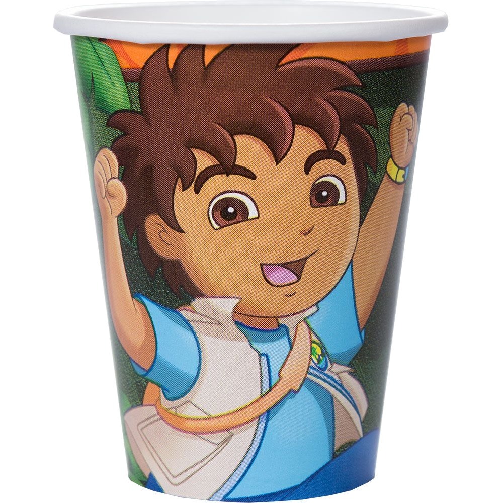 Go Diego Go Paper Cups (Pack of 8)