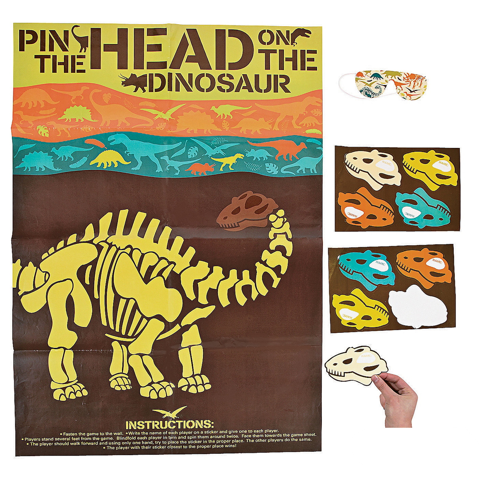 Dino Dig Party Game