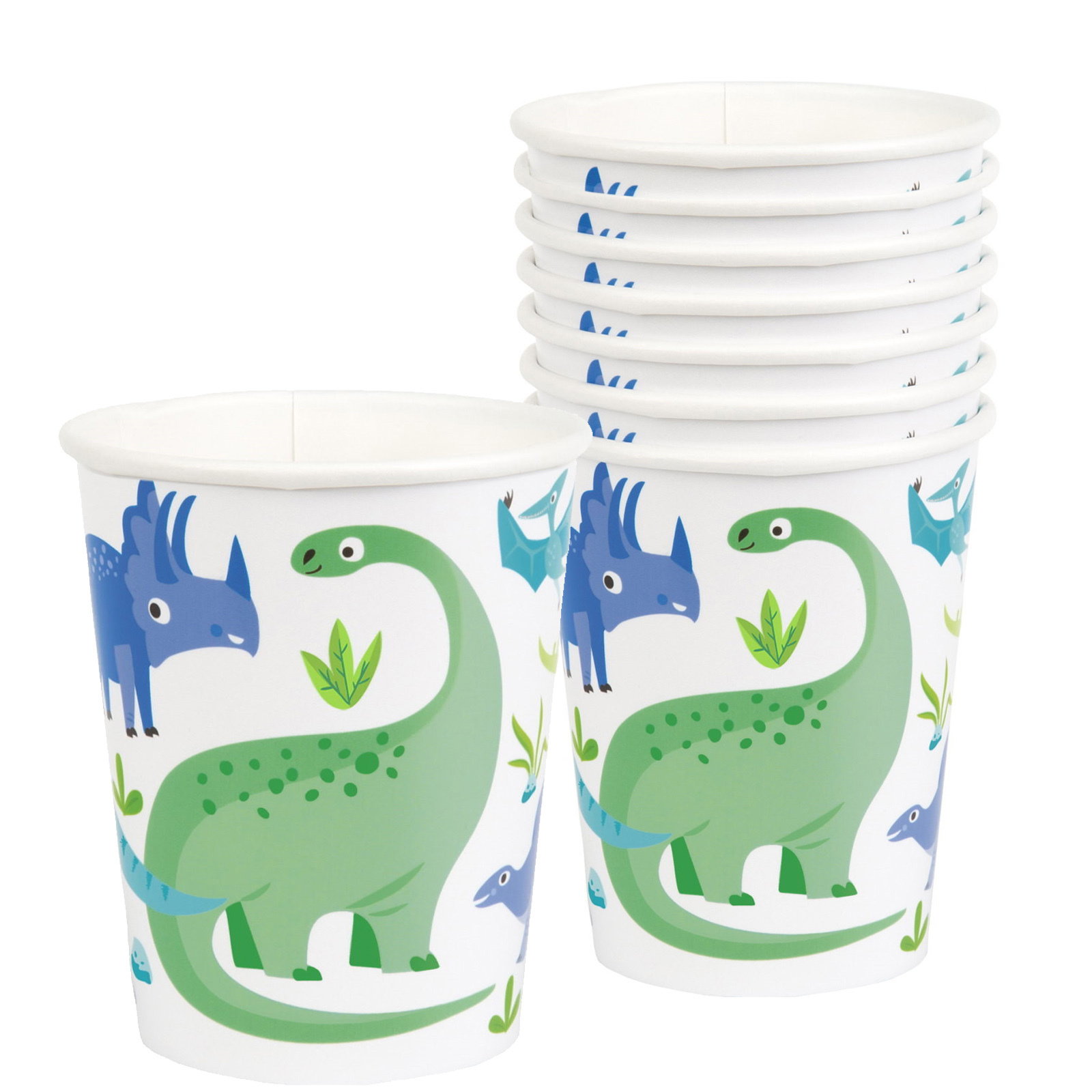 Dinosaur Roar Paper Cups (Pack of 8)
