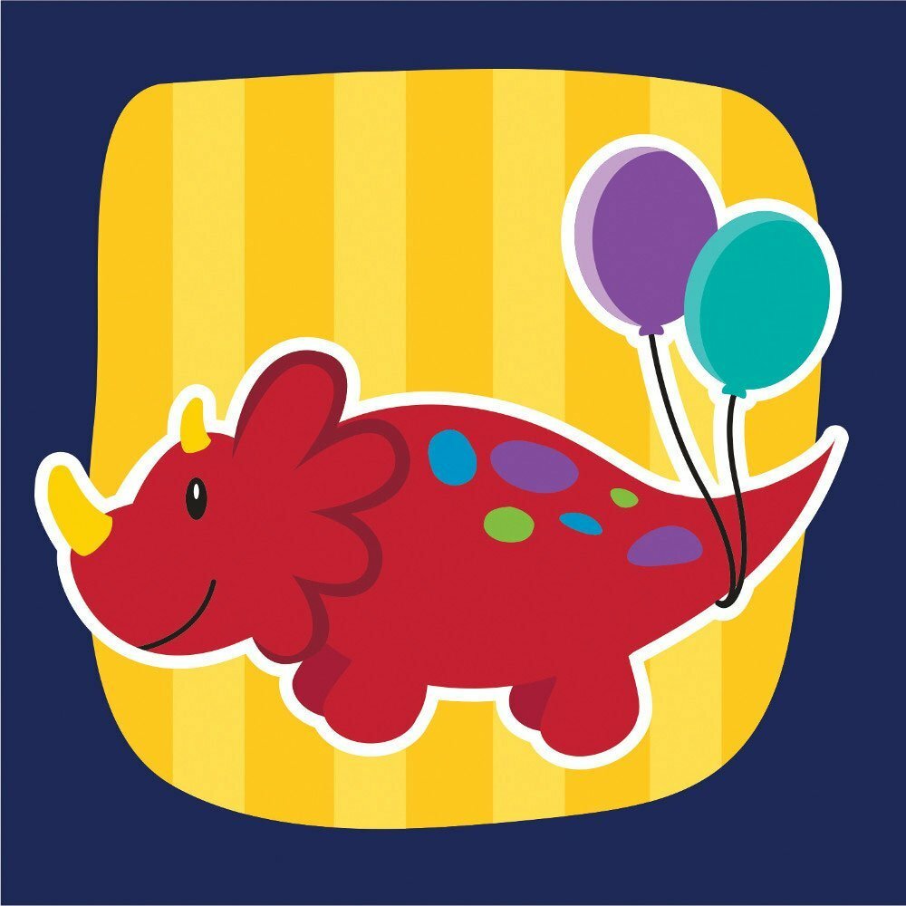 Little Dino Party Small Napkins / Serviettes (Pack of 16)