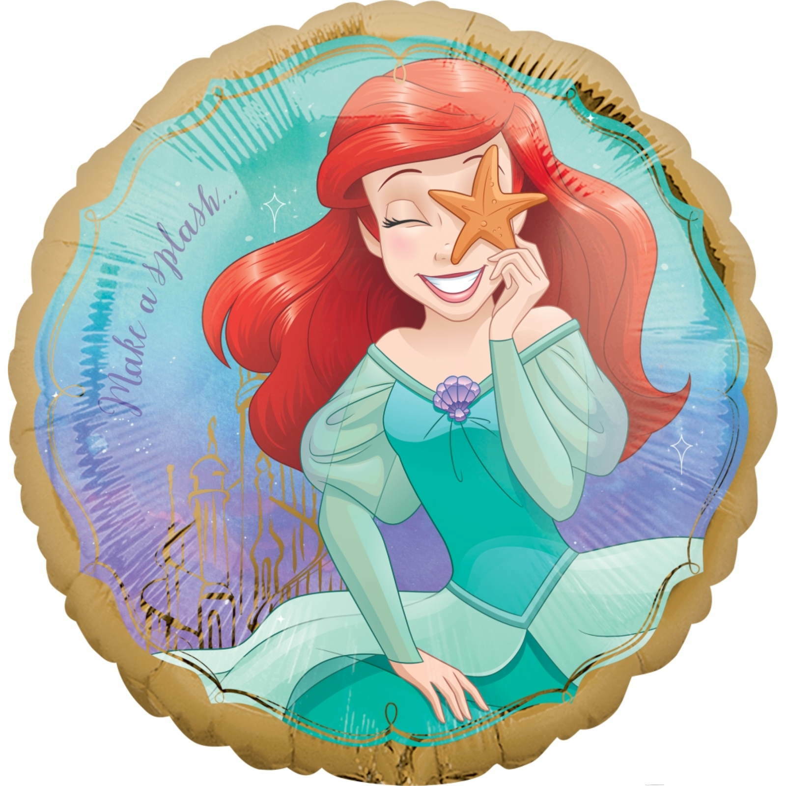 Disney Princess Once Upon A Time Ariel Foil Helium Balloon