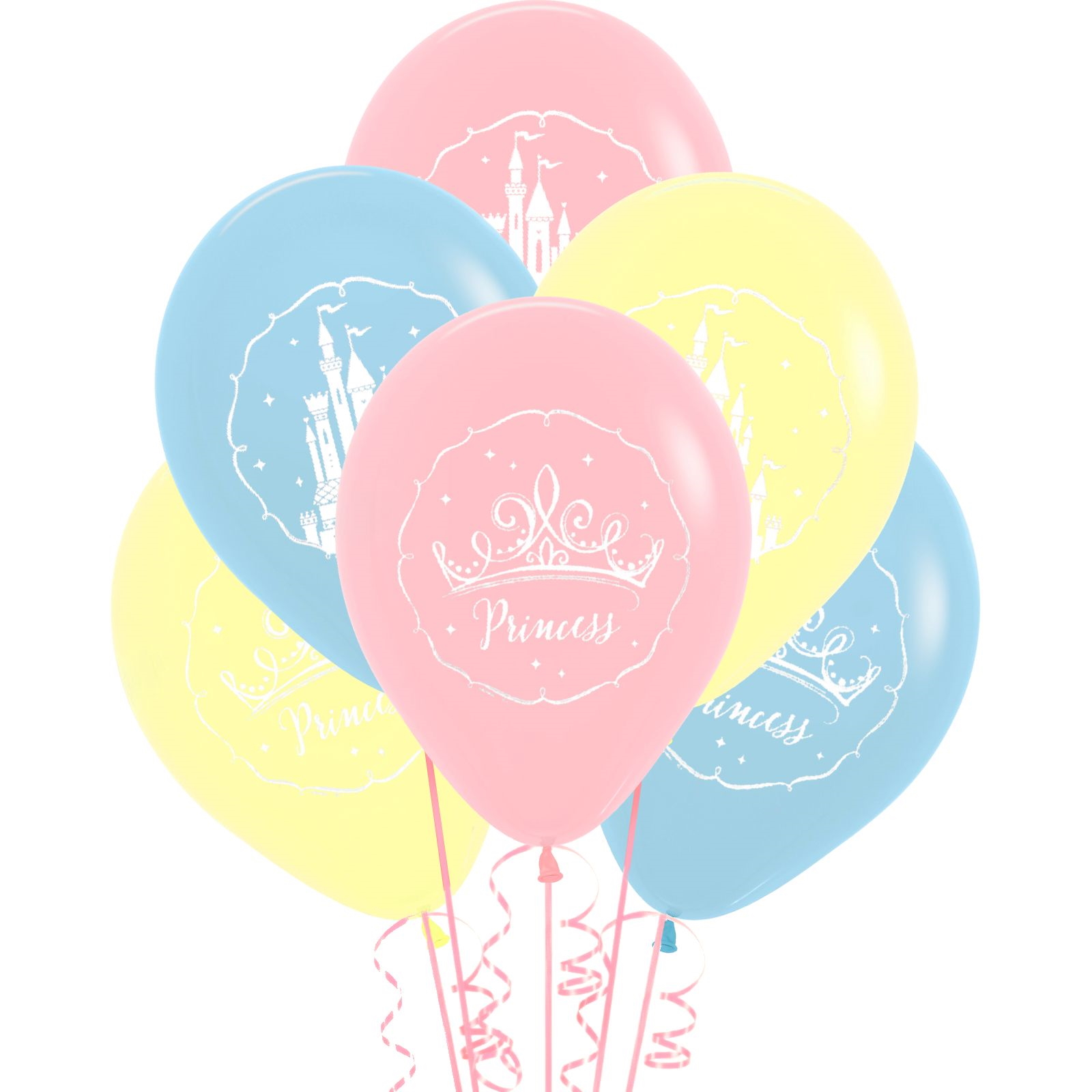 Disney Princess Once Upon A Time Balloons (Pack of 6)