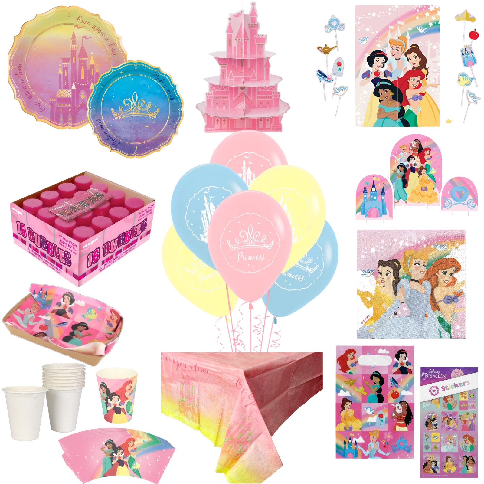 Disney Princess Mega Party Set for 8 Guests