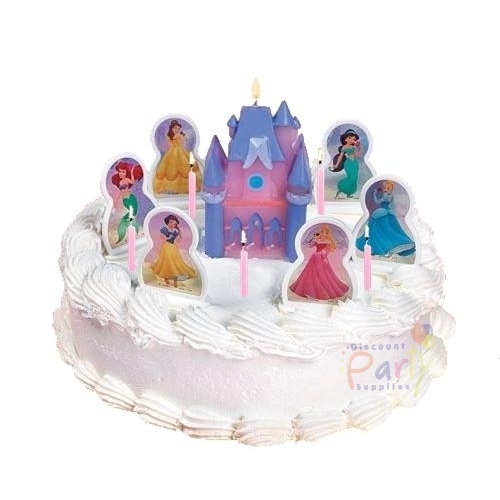 Disney Princess Cake Topper Candle Set