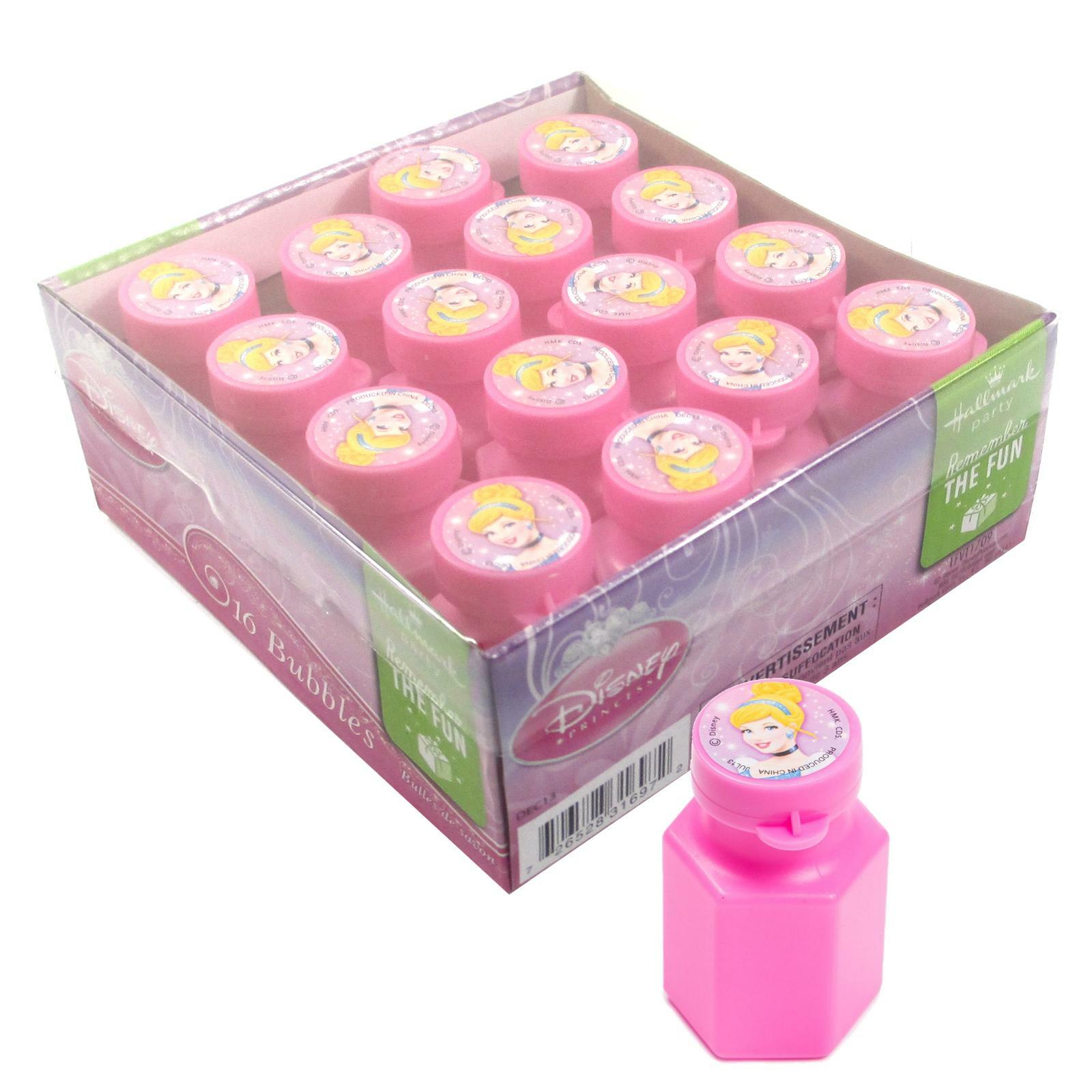 Disney Princess Mini Bubble Bottles (Pack of 16)