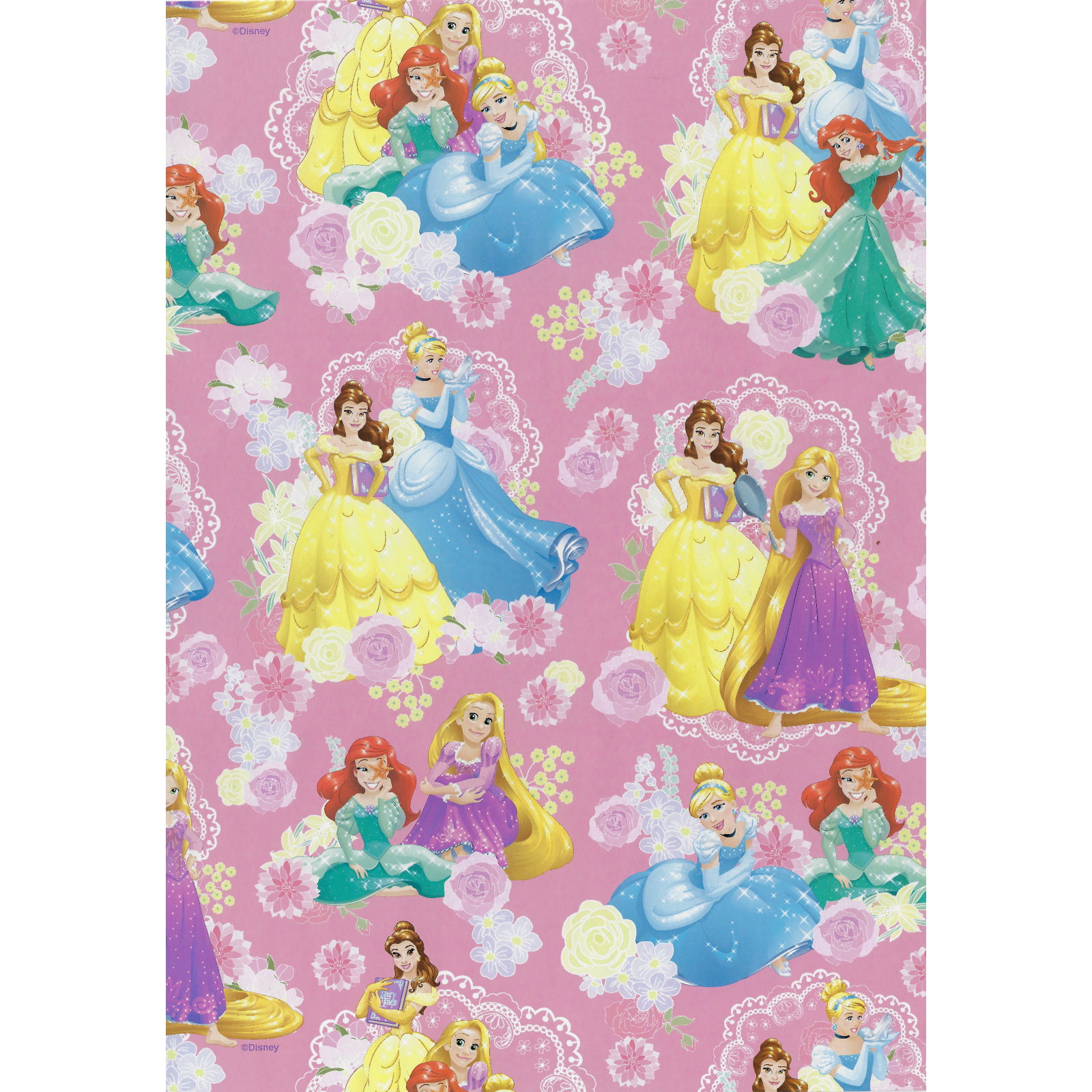 Disney Princess Wrapping Paper (1 Sheet)