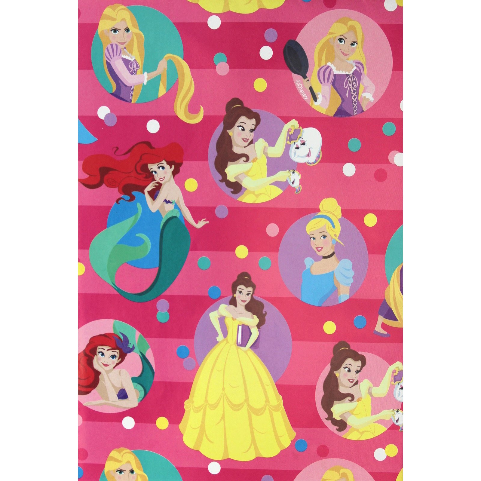 Disney Princess Wrapping Paper (1 Sheet) 