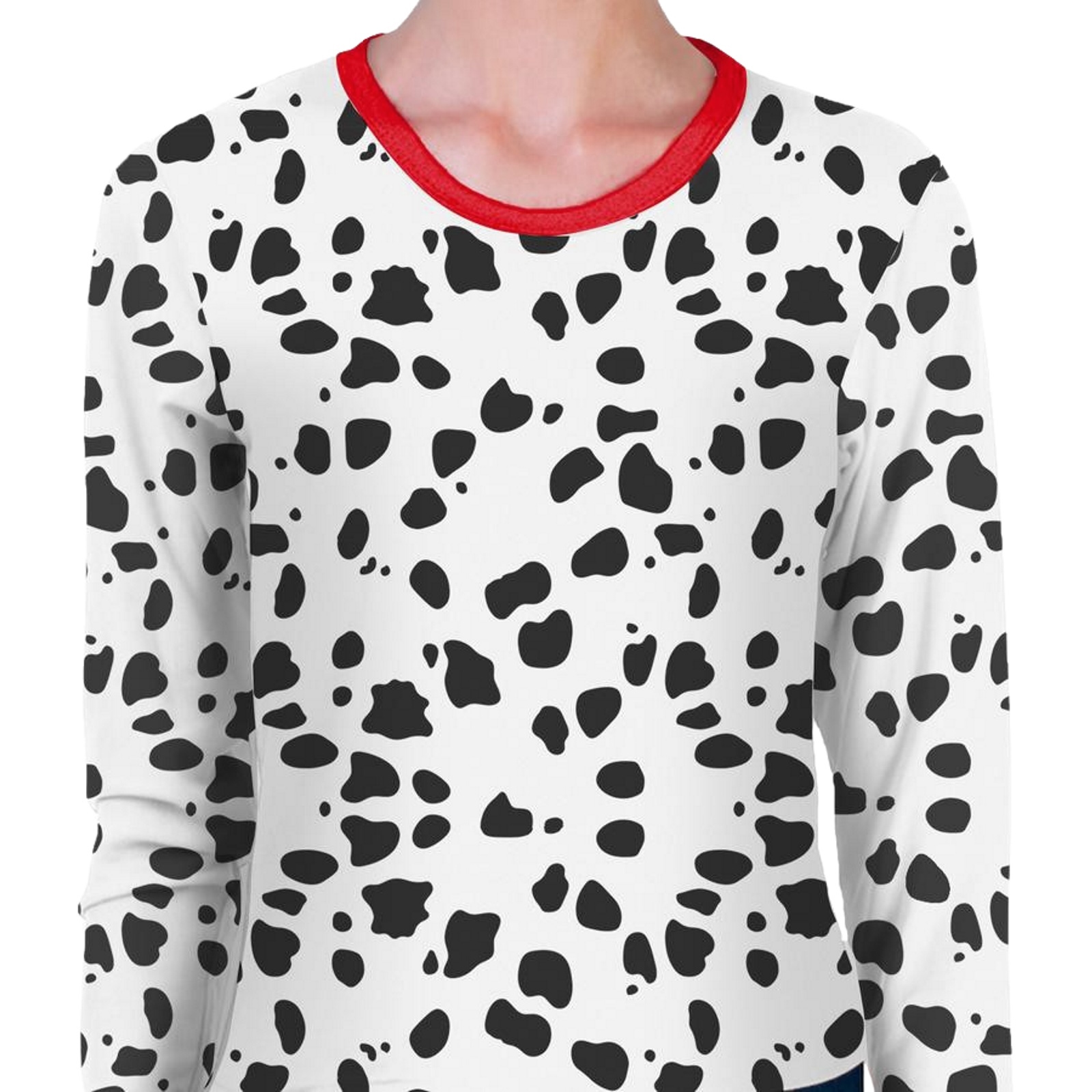 Dalmatian Spot Childs Long Sleeve Top Small