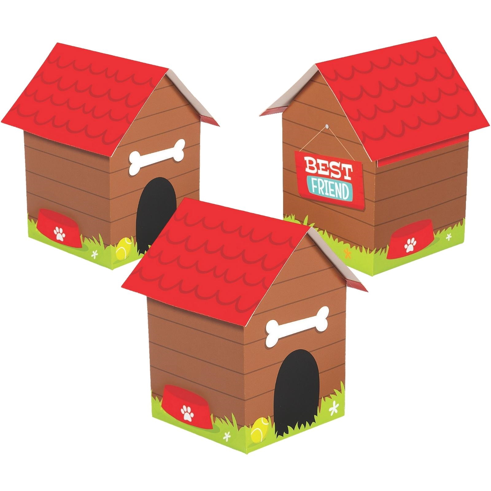 Dog House Lolly/Treat Boxes (Pack of 12)