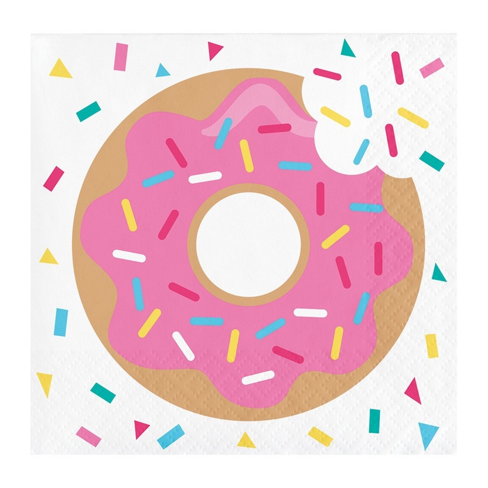 Donut Time Small Napkins / Serviettes (Pack of 16)