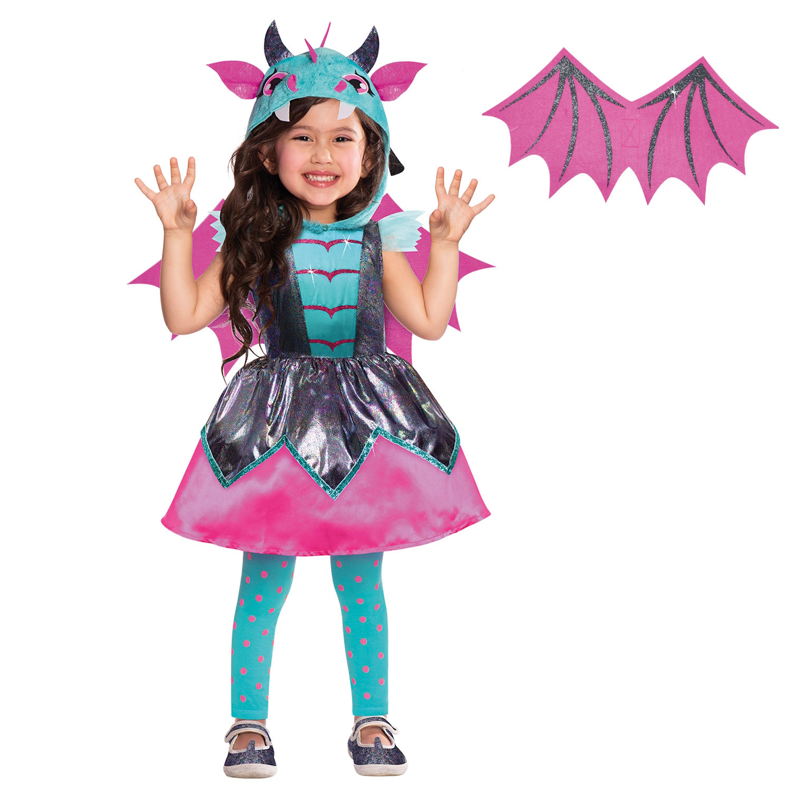 Little Mystic Dragon Girls Costume