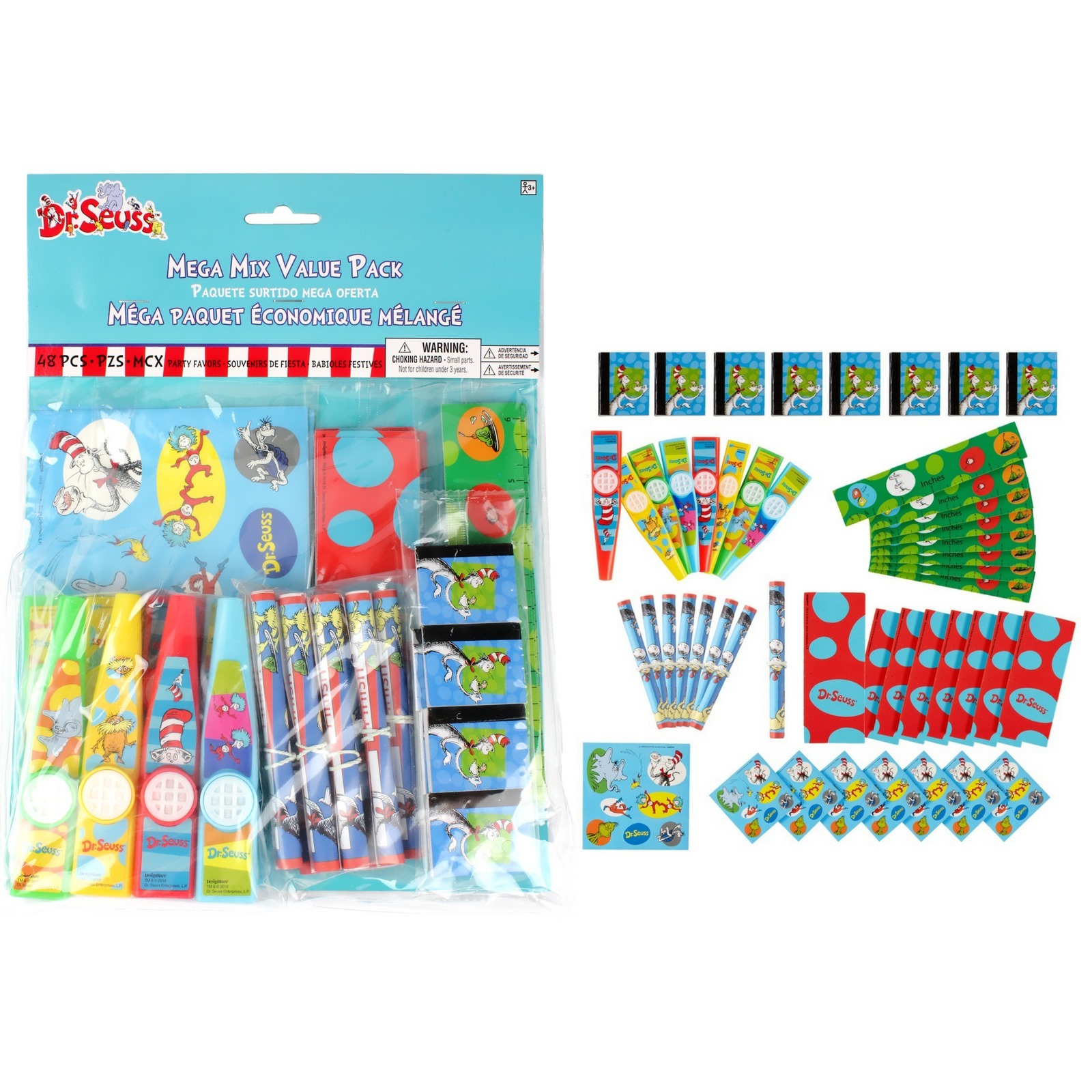 Dr Seuss Mega Mix Favour Pack (48 Pieces)