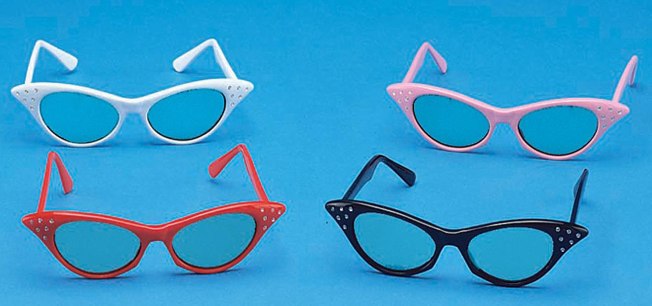 Cat Eye Glasses Adult Costume Accessory