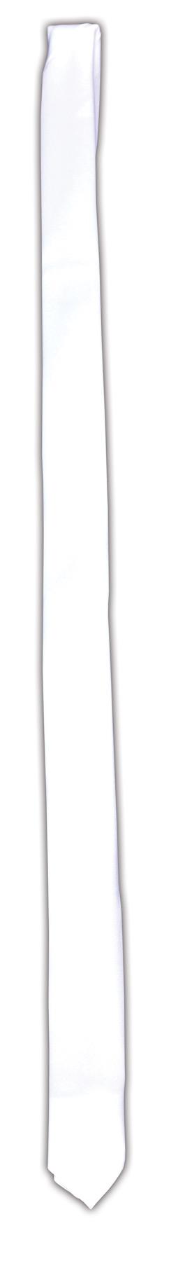 Gangster Long White Tie Adult Costume Accessory