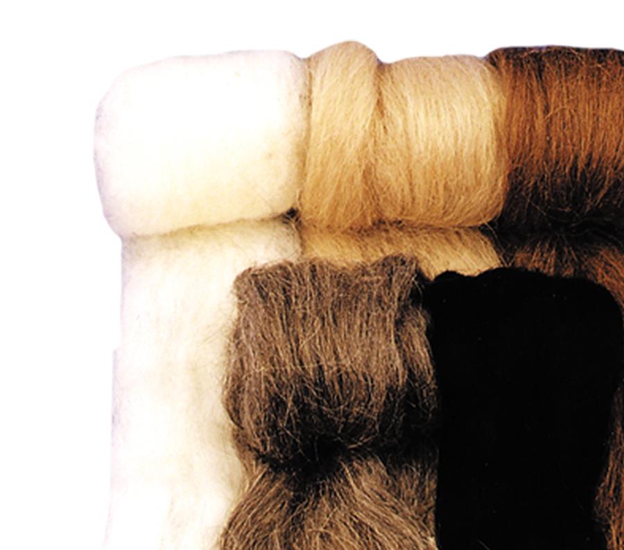 Wool Fiber Black Makeup Accessory