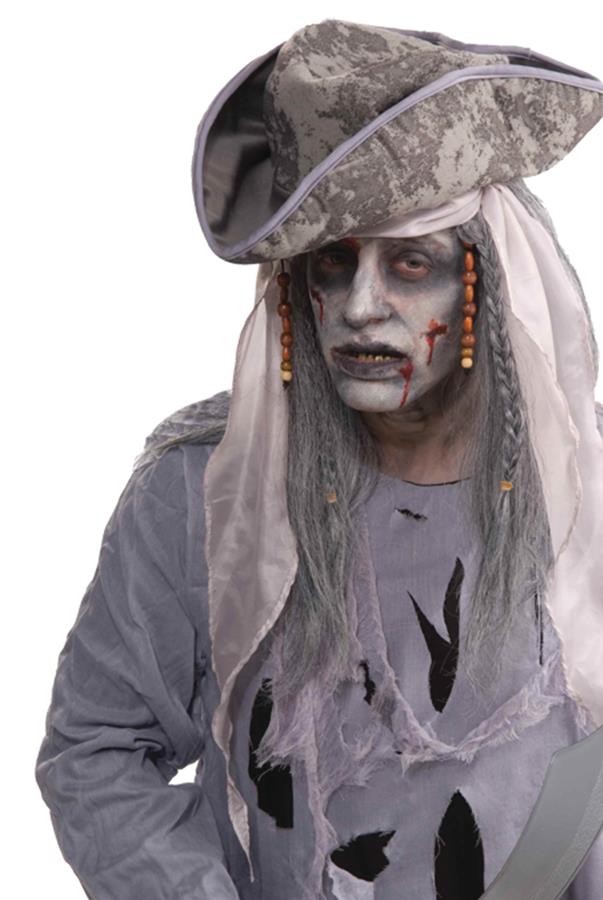 Zombie Pirate Adult Wig