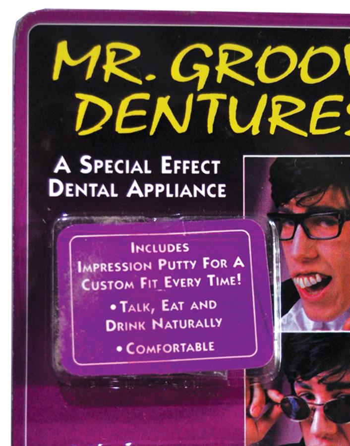 Big Bubba Mr. Groovy Teeth Adult Costume Accessory