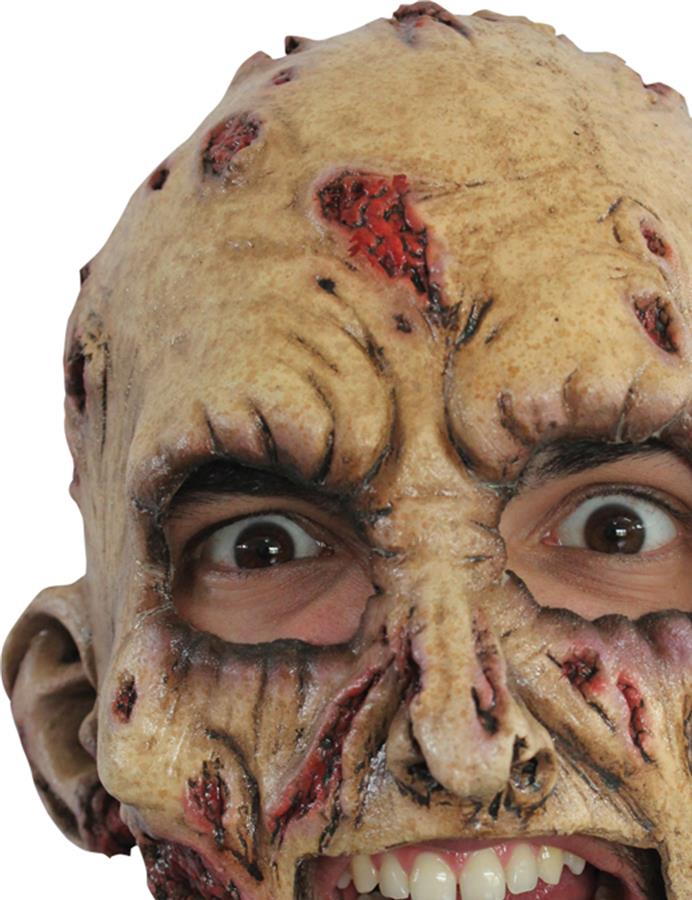 Gory Jawless Zombie Latex Adult Mask