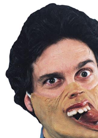 Droopy Jaw Half Adult Mask