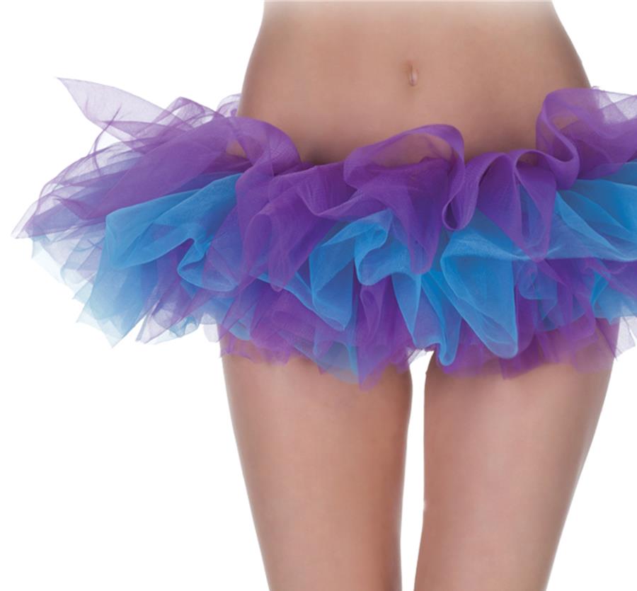Blue Purple Sexy Tutu Adult Costume Accessory
