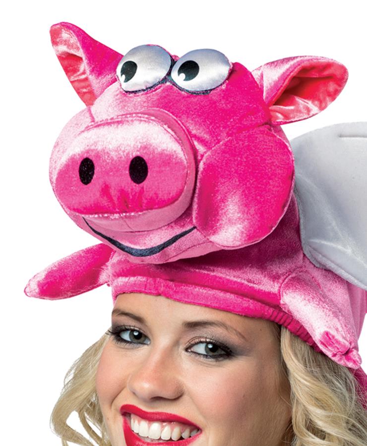 Flying Pig Adult Hat