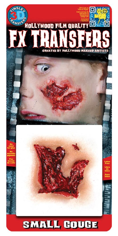 Gouge Transfers Small 3D FX Makeup Accessory