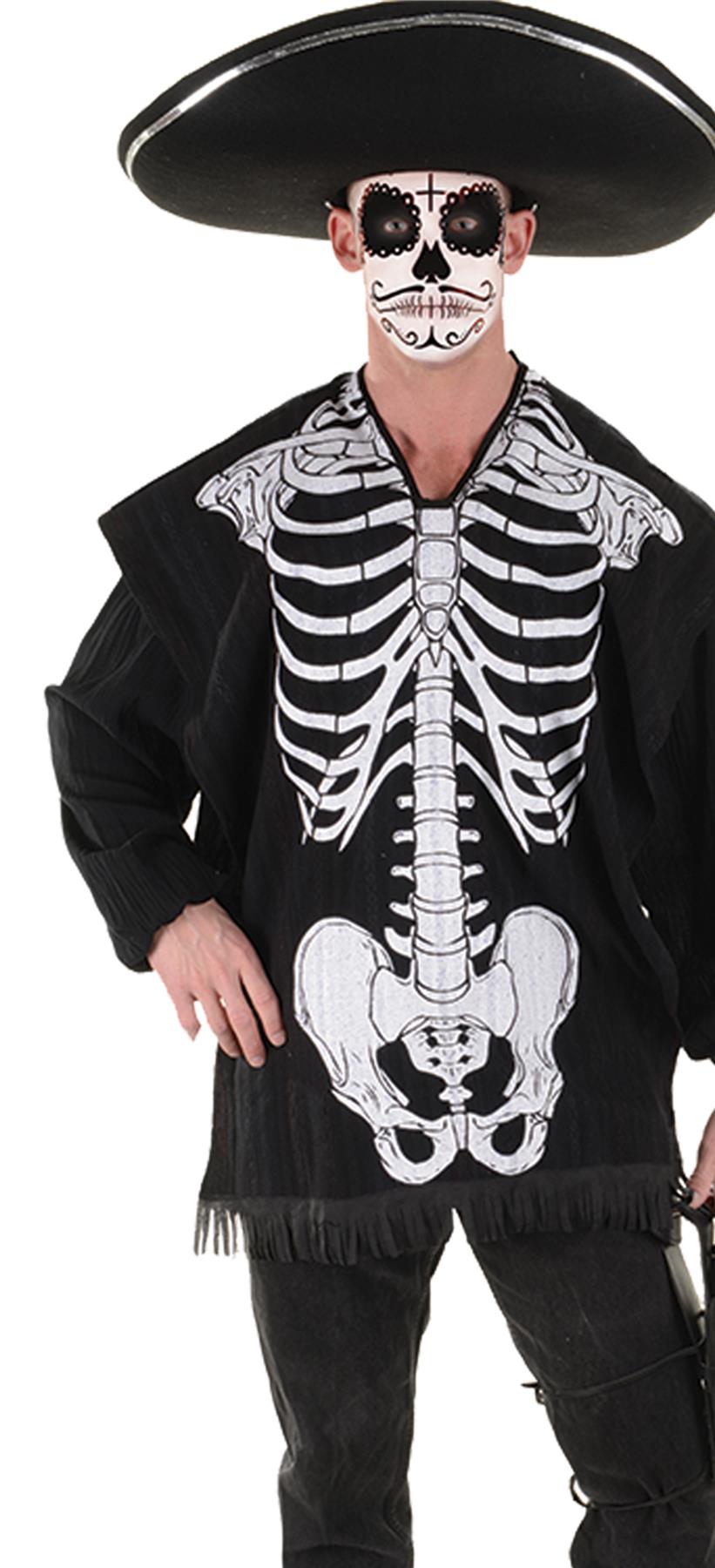 Skeleton Serape Adult Costume Accessory