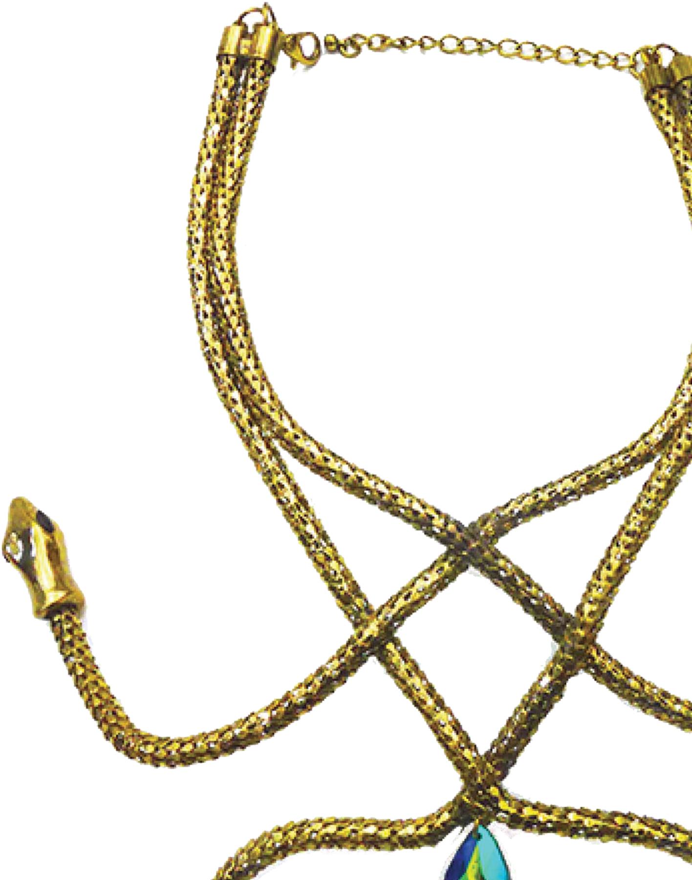 Cleopatra Snake Necklace Adult Costume Accessory