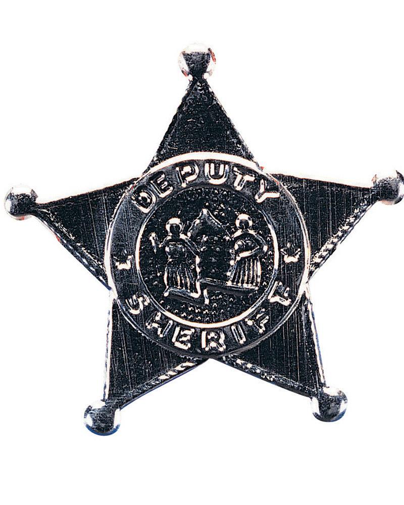 Plastic Deputy Sheriff Badge Costume Accessory
