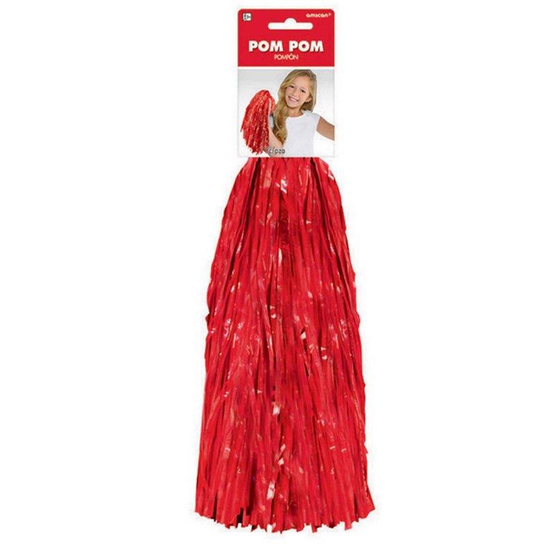 Red Pom Pom Costume Accessory