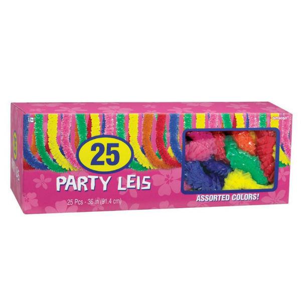 Soft Twist Poly Leis Box of 25