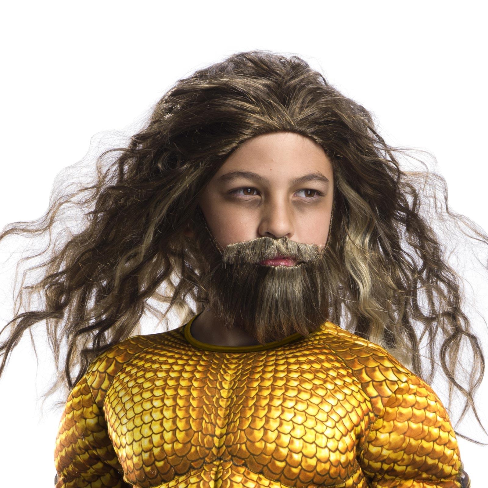 Aquaman Beard and Wig Child Accessory Set