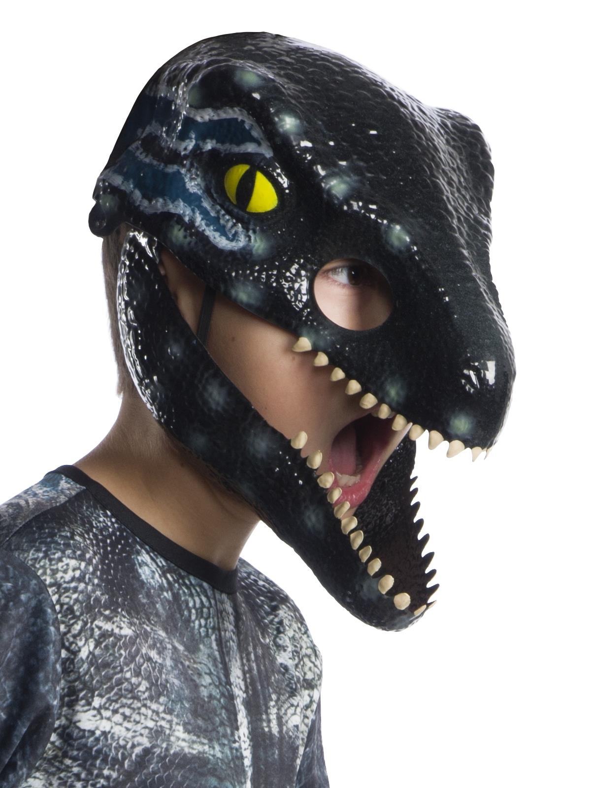 Jurassic World Blue Velociraptor Moveable Jaw Child Mask