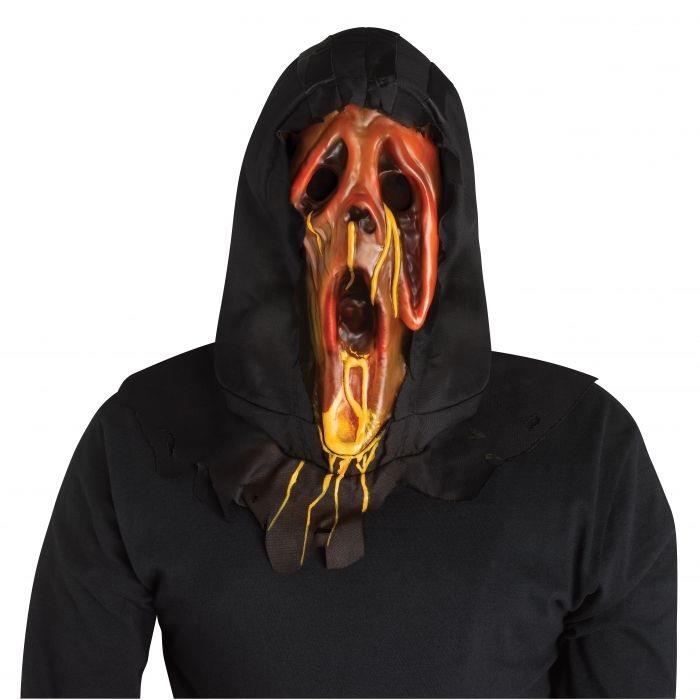 Fun World Scorched Face Mask – Gruselige Gesichtsmaske Für Halloween