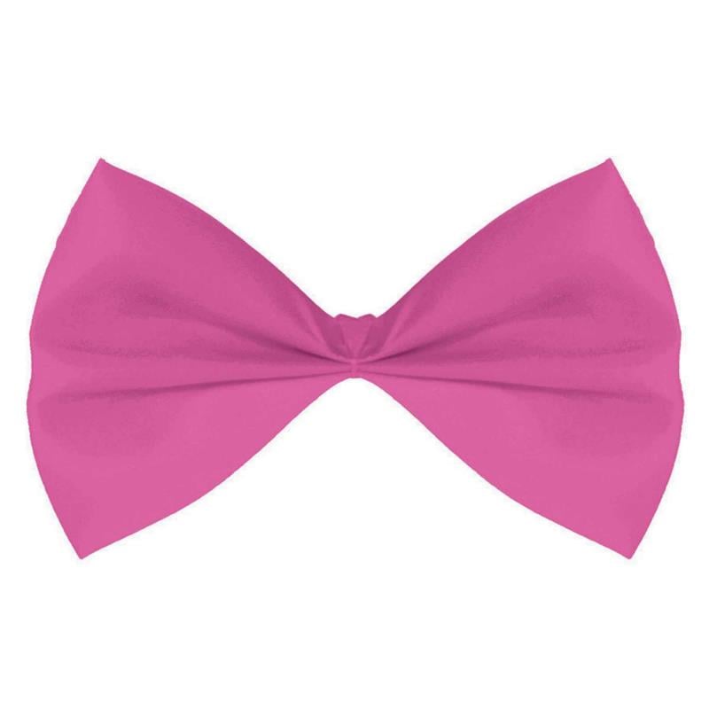 Pink Bow Tie Adult Costume Accessory