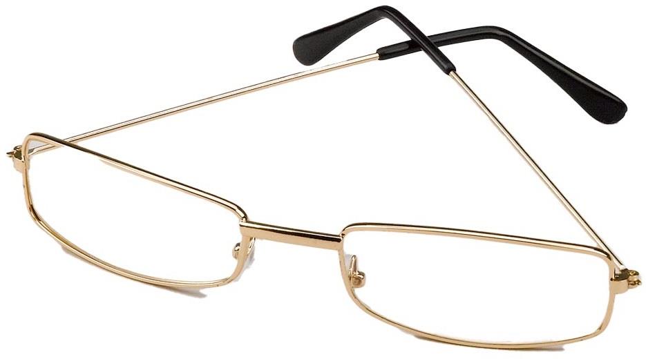 Rectangle Santa Glasses Adult Costume Accessory